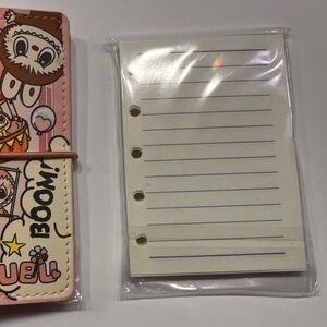 Labubu Replacement paper ONLY Monsters planner Binder Journal book 5 Binder ring